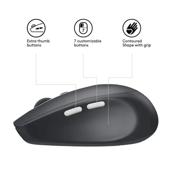 New M590 Wireless Mute Bluetooth Mouse 2.4GHz Unifying Dual Mode 1000 DPI Multi-Device Optical Silent Mouse Office PC Mice