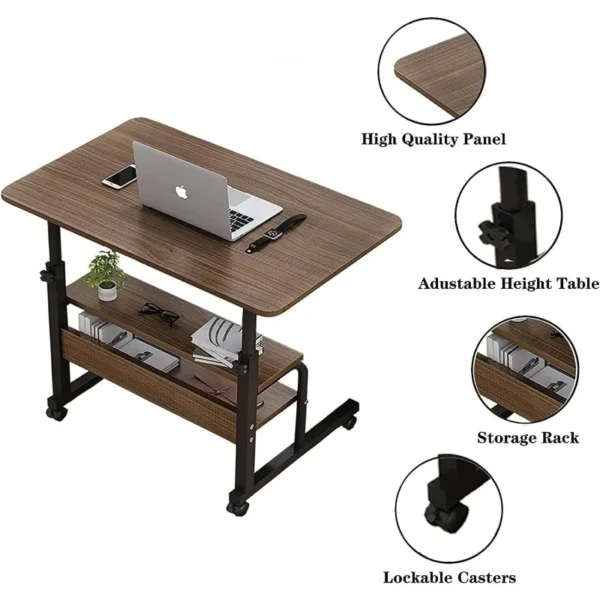 Adjustable Table Student Computer Desk Portable Home Office Furniture Small Spaces Sofa Bedroom Bedside Learn Play Game Desk