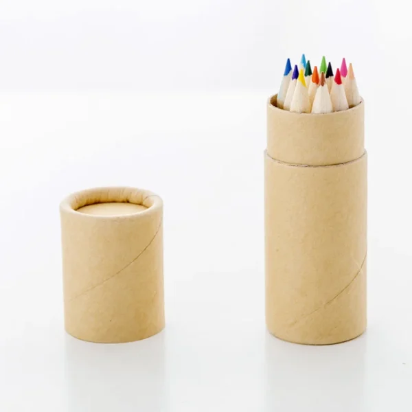 12pcs Non-Toxic Art Colored Pencils Wooden Pencils Set for Kids Cute Stationery Painting Drawing Tools School Writing Supplies