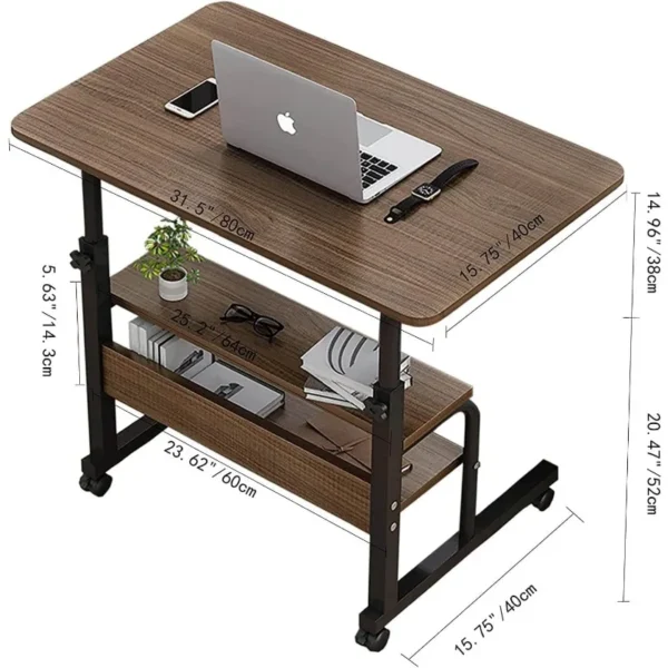Adjustable Table Student Computer Desk Portable Home Office Furniture Small Spaces Sofa Bedroom Bedside Learn Play Game Desk