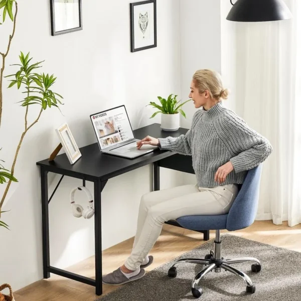 Furnest Furniture Indoor Furniture Table & Desks Computer Desk-Home Office Desk Writing Desks Work Table Study Table Modern Simp