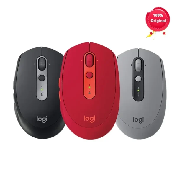 New M590 Wireless Mute Bluetooth Mouse 2.4GHz Unifying Dual Mode 1000 DPI Multi-Device Optical Silent Mouse Office PC Mice
