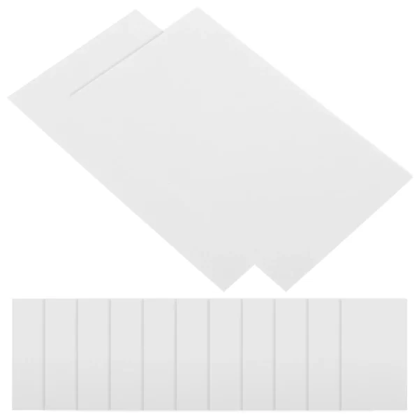 200 Pcs Note Pad Blank Card Word Cards Doodle Paper DIY Memory Flashcards Scratch White Small Learning Office