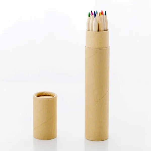 12pcs Non-Toxic Art Colored Pencils Wooden Pencils Set for Kids Cute Stationery Painting Drawing Tools School Writing Supplies